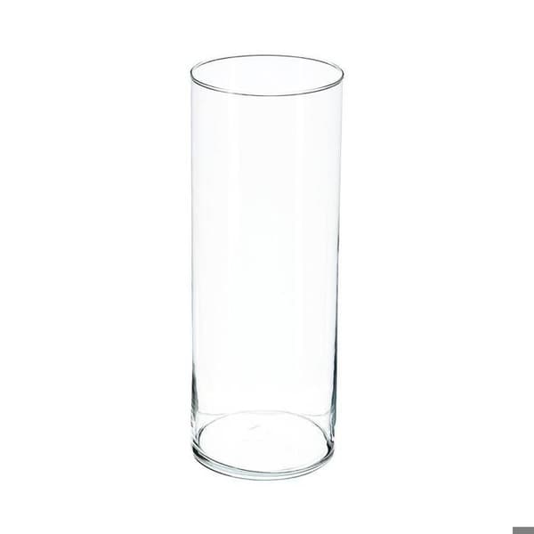 Cylindervas glas H40cm Transparent