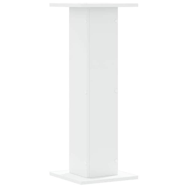 vidaXL Stöd för växter 2 st vit 30x30x80 cm träfiber 3307864
