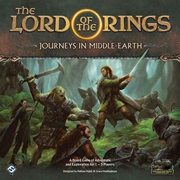 Brädspel - FANTASY FLIGHT GAMES - Lord of The Rings: Journeys in Middle-Earth - kooperativ - 1 till 5 spelare