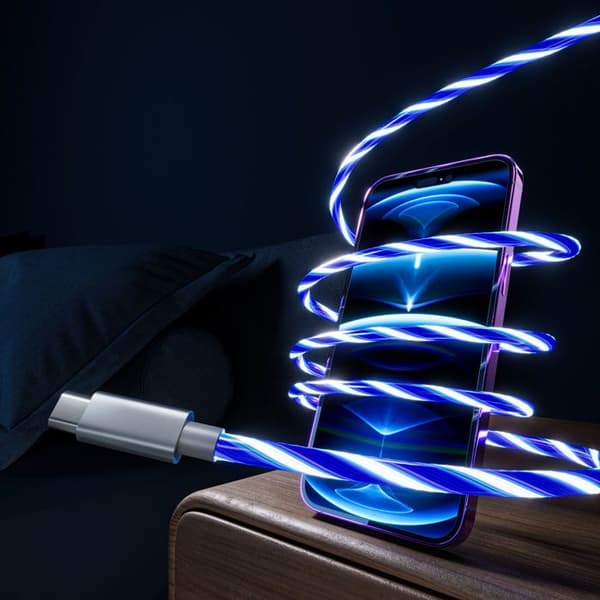 Kabel LED Typ C -c 2 Meter | Oniverse-Tillbehör-PS5 Blå