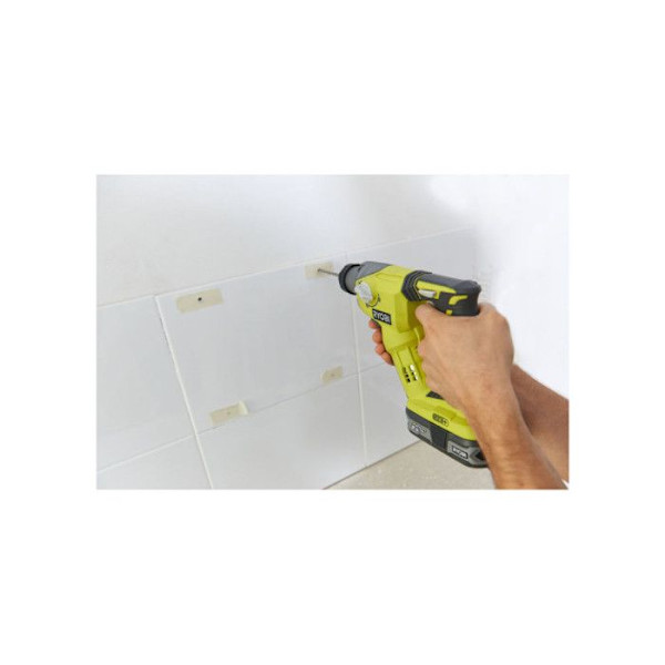 RYOBI - 18V ONE+ SDS+ perforator - 4 lägen - 1,3 Joule Epta + 2,5 Ah batteri - laddare, bärväska - R18SDS-125S Grönt & kol