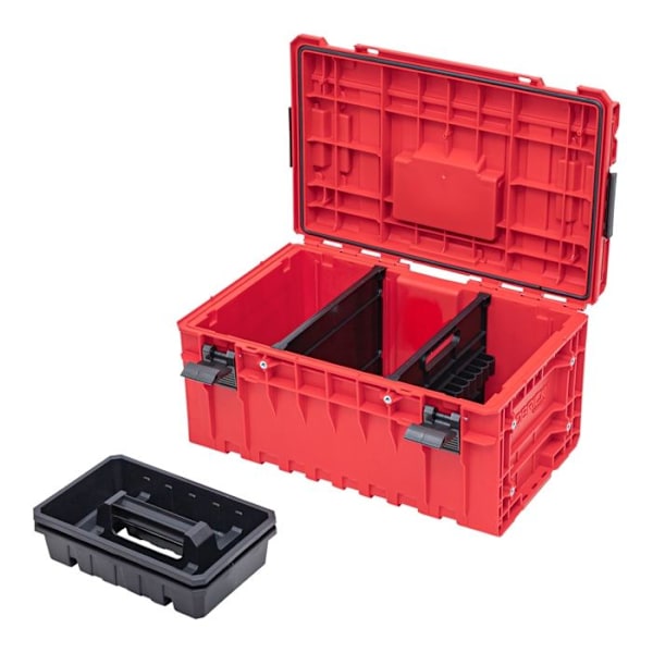 Qbrick System ONE 350 2.0 Vario RED ULTRA HD Custom Modular Tool Case Organizer 585 x 385 x 320 mm 38 L Stapelbar