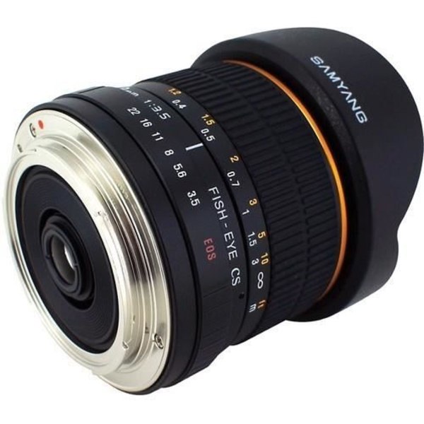 Samyang 8mm F3.5 UMC Fish-Eye CS II Fuji X-objektiv svart - Fish-eye - F/3.5