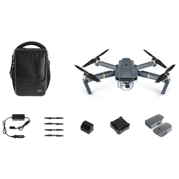 DJI Drone MAVIC PRO Fly More Combo - Wifi - Autonomy 27min Svart