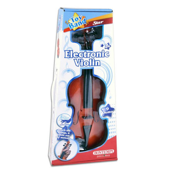 Elgitarr - BONTEMPI - 290500 - Brun-Svart - Format 1/8 - Nybörjare Brun svart