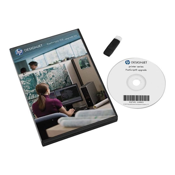 Uppgraderingskitt - HP - DesignJet - PostScript/PDF - Förbättrar effektiviteten - Hanterar komplexa filer