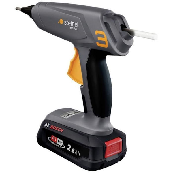 Limpistol - STEINEL - GLUE MOBILE 3011 KOFFER - Sladdlös - 18 V - Limrörsdiameter 11 mm