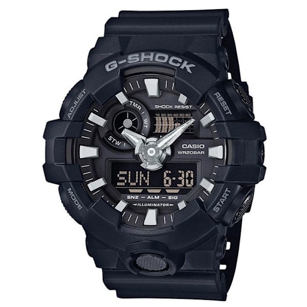 CASIO G-Shock herr GA-700-1BER kvartsklocka Svart