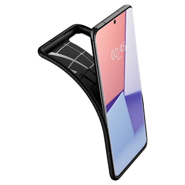 Skyddsfodral - Spigen - Liquid Air - Samsung Galaxy S20 Plus - Svart - Anti-chock - Mjuk svart