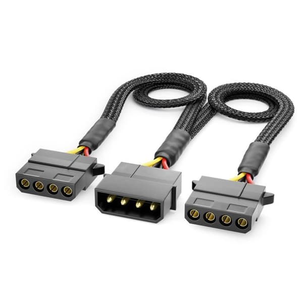 Molex förlängningskabel - DELEYCON - MK5532 - 30 cm - Y 4 stift - Plug & Play