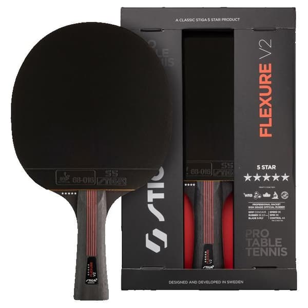 STIGA Bordtennisracket Flexure v2, 5 stjärnor