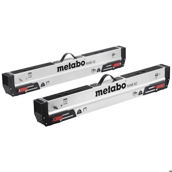 Fällbar stöd - METABO - MAB 82 - Stål - Pack av 2 - 590 kg kapacitet