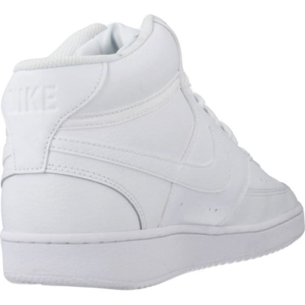 Court Vision Mid White Mixed Sneakers - NIKE - 93751 - Textil - Spetsar - Vuxen - Platta Vit 42 1/2