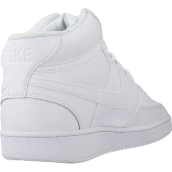 Court Vision Mid White Mixed Sneakers - NIKE - 93751 - Textil - Spetsar - Vuxen - Platta Vit 43