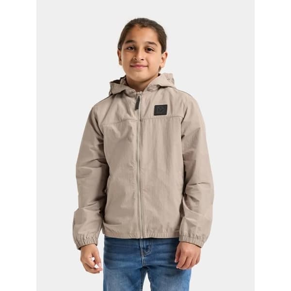 Didriksons Jasper barnjacka - strandbeige strandbeige 11-12 år gammal