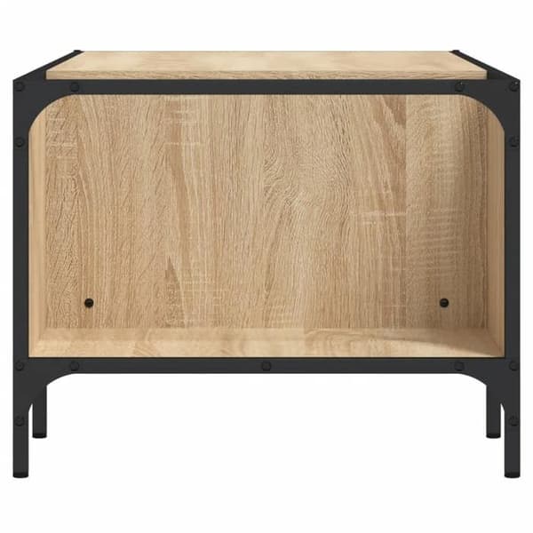 vidaXL Soffbord Sonoma Ek Stativ 100x51x40cm Konstruerat trä 837733