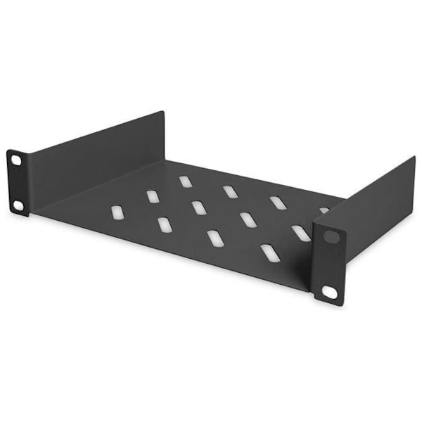 DIGITUS 10 tums set - 6U nätverksskåp Svart - Surfplatta - Power Strip - 8 Port Patch Panel - 8 Port Gigabit Switch