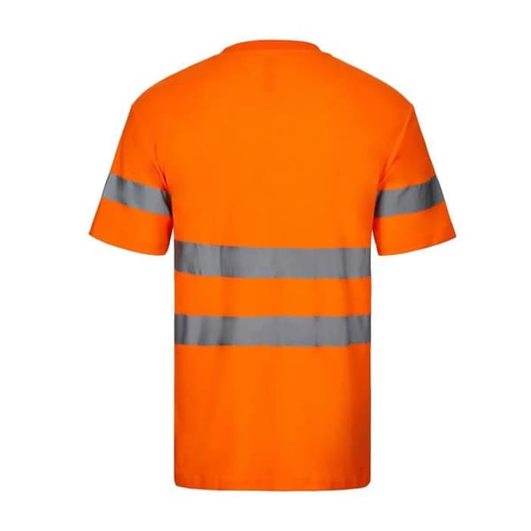Högsynlighets T-shirt i bomull/polyester Velilla - fluorescerande orange fluorescerande orange S