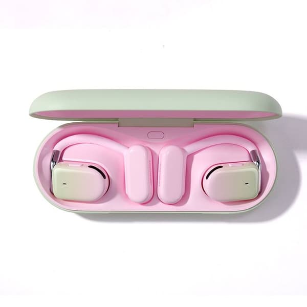 Trådlösa hörlurar (JR-OE2)Bluetooth 5.3, Open Ear, True Wireless, Microphone, ENC - JoyRoom - Rosa