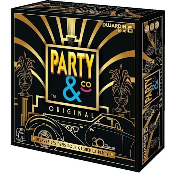 Party & Co Original - Brädspel - Dujardin - Från 10 år svart och guld