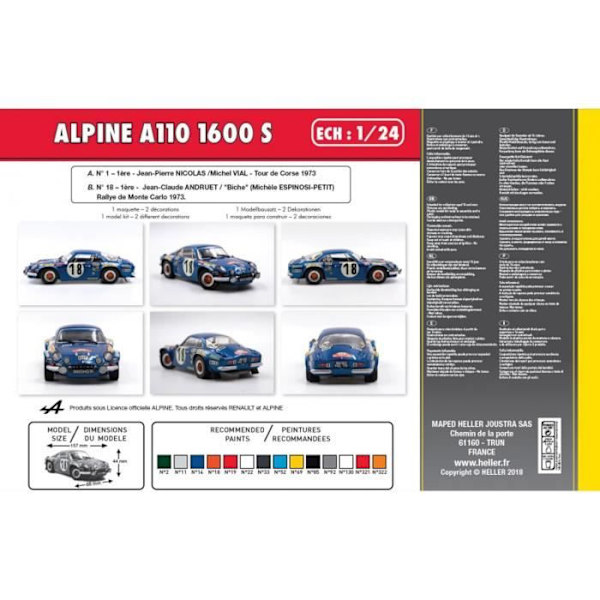 Modellbil: Alpine A110