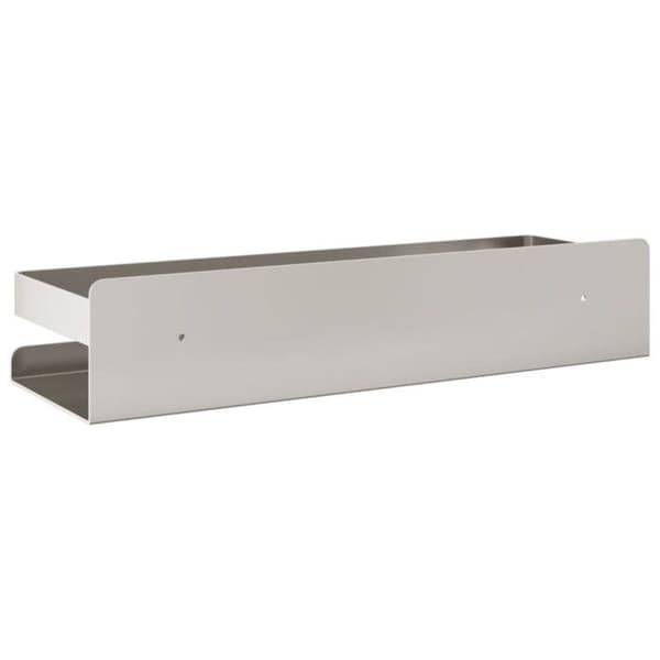 Duschhylla 30x10x6 cm borstat rostfritt stål 304 silver-