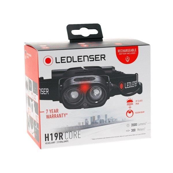Huvudlampa - LEDLENSER - H19R CORE - 3500 lumen - Uppladdningsbar - Utomhusbruk