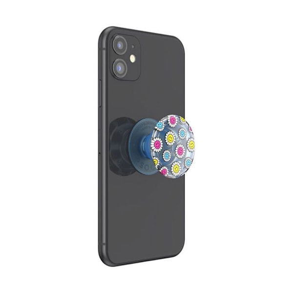Popsockets Translucent Kawaii Daisies smartphonegrepp för kvinnor - blå - 39,74x7 / 24,25 mm
