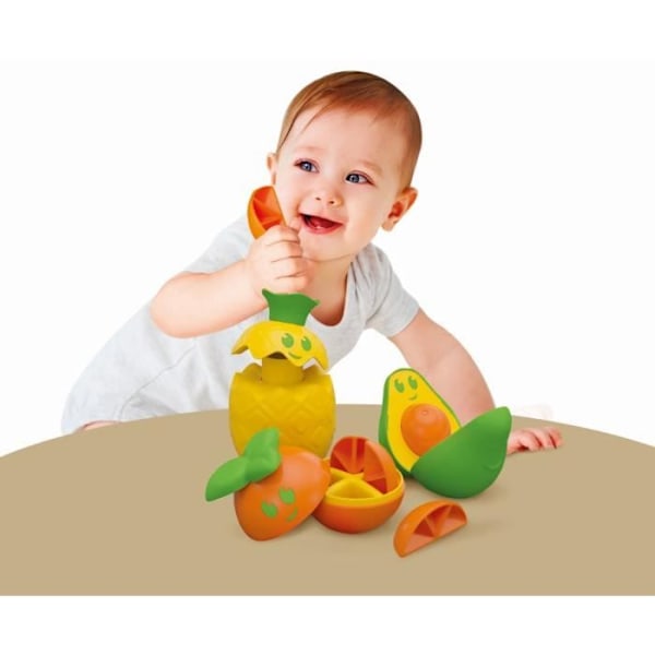 Clementoni - Mina frukter att montera orange gul och grön
