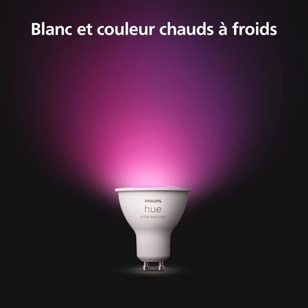 Philips Hue GU10 LED-lampor Pack om 5, 400 lumen, Bluetooth-kompatibla