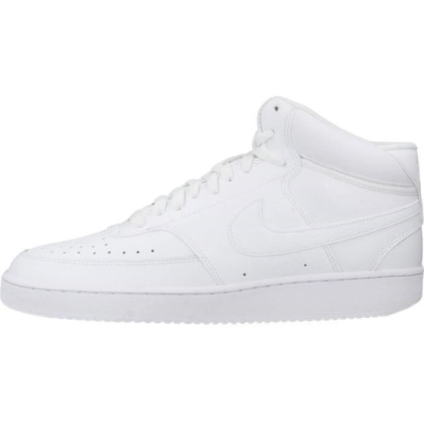 Court Vision Mid White Mixed Sneakers - NIKE - 93751 - Textil - Spetsar - Vuxen - Platta Vit 43