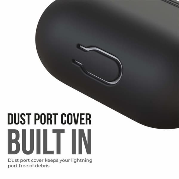 Nyckelring KeyBudz Elevate - NONAME - RTPSKCBB - Silikonfodral - AirPods 1/2 - Marinblå marinblå