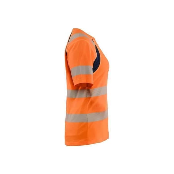 Blaklader dam t-shirt Orange/marinblå M