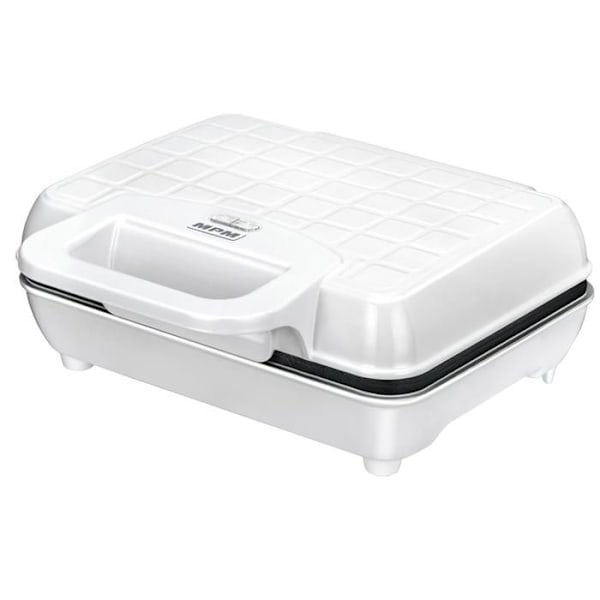 Gaufrier - MPM - MGO-25 - 1000W - Non-stick plattor - 2 tjocka belgiska våfflor Vit