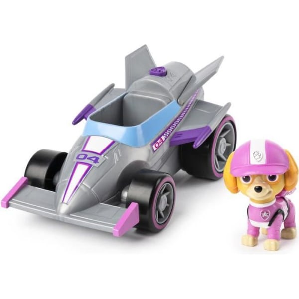 Paw Patrol interaktivt racingfordon + READY RACE RESCUE Stella statyett - Paw Patrol