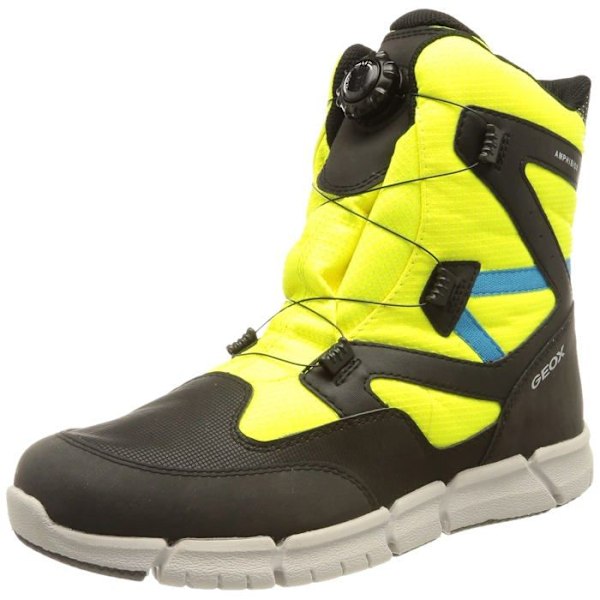 Geox Boot - J269XD0FU50 - Boy J Flexyper Boy B ABX ankelstövlar Fluo Gul/Sort 31