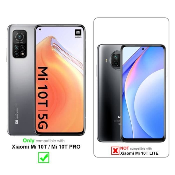 Härdat glas skyddsfilm för Xiaomi Mi 10T / 10T Pro - CADORABO - Reptålig - Genomskinlig Transparent