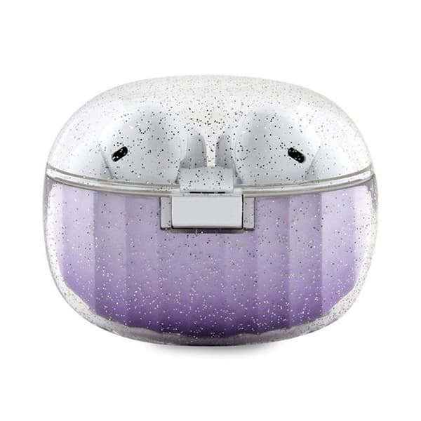 Gissa Glitter Gradient - Bluetooth TWS-hörlurar + laddetui (lila)