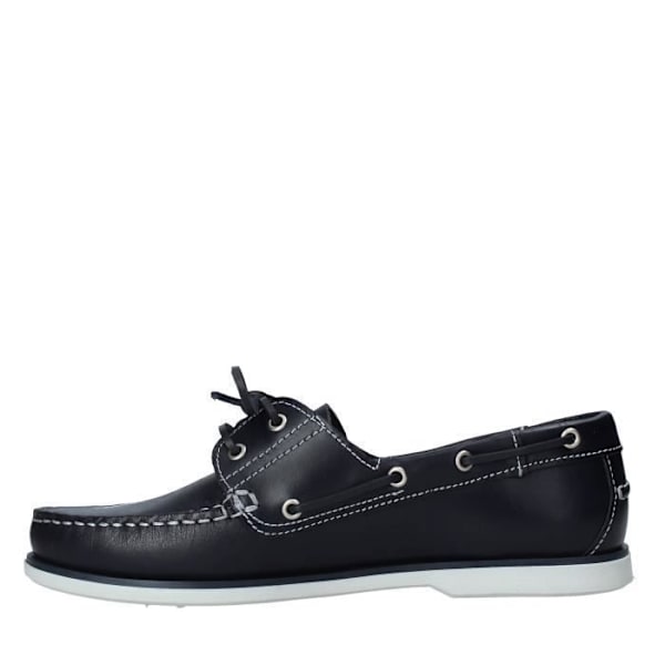 Lumberjack NAVIGATOR M0159 Loafers för män i svart läder med gummisula - SM07804 005 B03 115 44