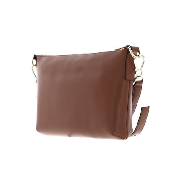 Axelväska - MANDARINA DUCK - Luna Pochette - Kalvläder - Karamellkaffe - 27x20x6 cm kastanj