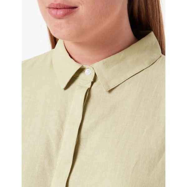 Chemisier - blus - liquette Tom tailor - 1033401 - Chemisier i lin för kvinnor Oliv XL