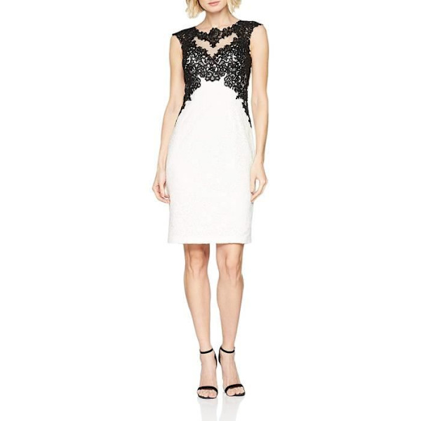 Kappa - Gina Bacconi - Tallulah - Svart - 100% Polyester - Rund hals - Normal storlek Noir (Vit/Svart WB)