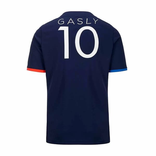 Formel 1-tröja - KAPPA - KOMBAT Gasly nr 10 - Blå - 100% polyester - Rak passform Blå 8 år