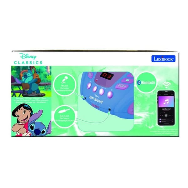 Bluetooth CD-spelare Stitch BLÅ