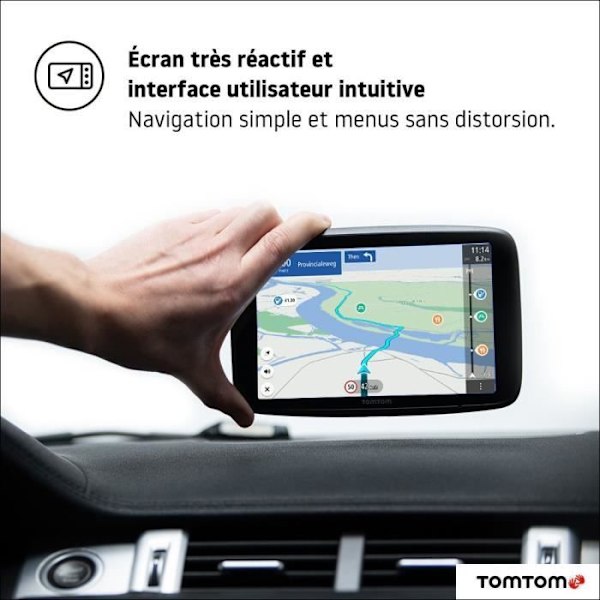 TomTom GO Discover World 6'' bil-GPS - världskartläggning för 183 länder, TomTom Traffic, live premiumtjänster