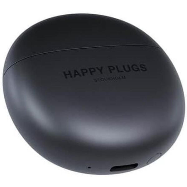 In-ear hörlurar - Happy Plugs - Joy Lite - Trådlös - Svettresistent - 29h batteritid Svart