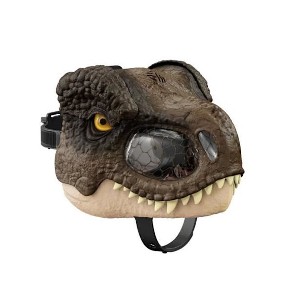 T-Rex Sound Mask Jurassic World - MATTEL Dinosauriefigurer - Från 4 år Ljud och justerbar T-Rex-mask