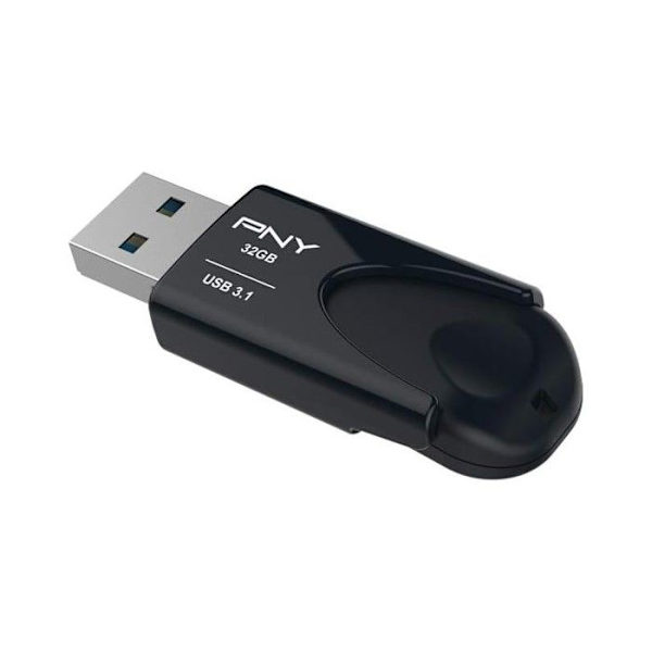 Flashminne - ATTACH - 4 3.1 - 32 Go - USB 3.1 - Svart