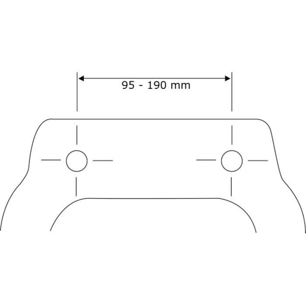 Toalettsits - WENKO - Kos - Termoplast - 37x44 cm - Svart Svart