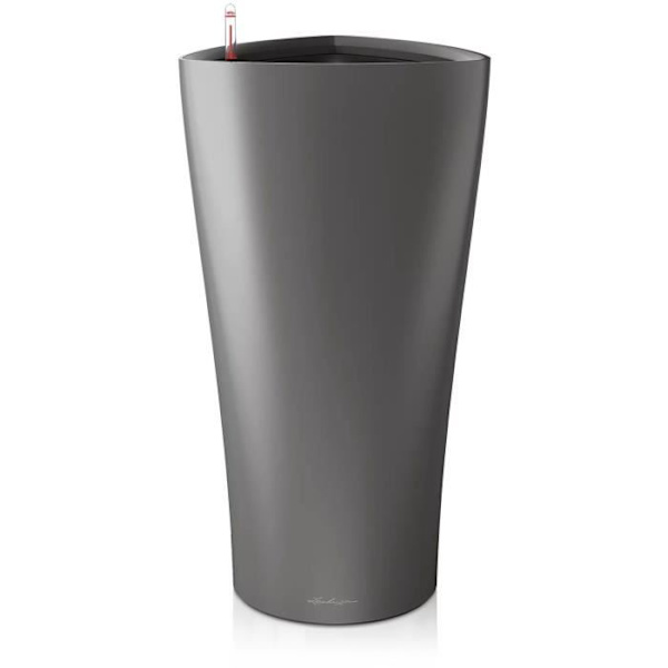 Blomkruka - LEC - Delta Premium 40 - metallisk antracit - integrerat bevattningssystem